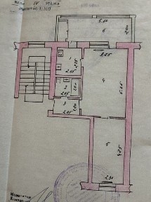 Ц 5 метро минор 2/4/4 50м² без ремонта