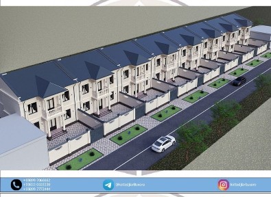 Zamonaviy yevro kottejlar 2 qavatlik