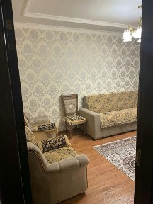 Аренда на чимган Экобазар, 2-комнатная квартира с обстановкой