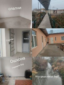 Уй сотилади окковокда 3 сотих 6 хона падвали хам бор янги курилган х