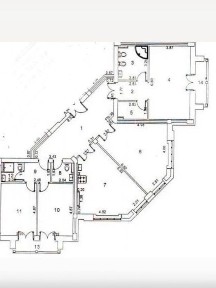 Продается 4х ком квартира, ЖК Габус, ор-р: Ц-2 Алайский рынок, 186м²
