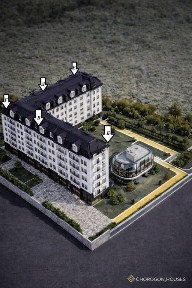 ЖК Charogonhouses, 1-к квартира 45,9 м2, Тошкент вил, Салар кўча