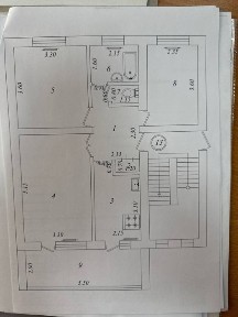 Продажа на Ц-6 метро минор 77 серия 80м2 этаж 3