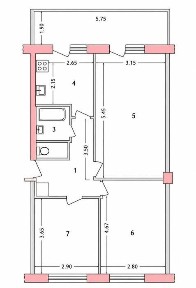Продажа 3-х ком. Ц-5 метро Минор Без ремонта СРОЧНО