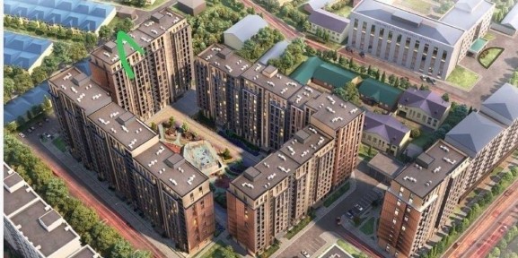 Жк Regnum Plaza 2х-комнатная 60м2 Коробка