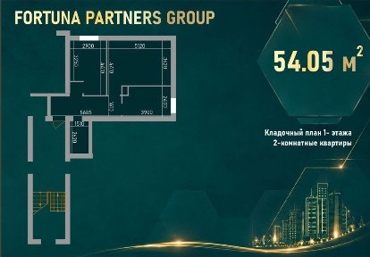 2 va 3 xonali kvartiralar tog bagridan