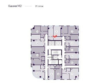 Modera Towers 21 этаж по 2884$ | 169000$ | 58.55m2