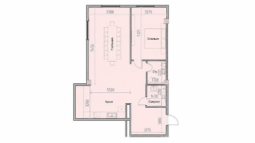 Продается 2х ком квартира, ЖК Mavera Town, ор-р: BMW мойка, 74м²