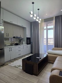 1-комнатная квартира ЖК NRG Oybek 35 м² Hi-Tech ремонт мебель