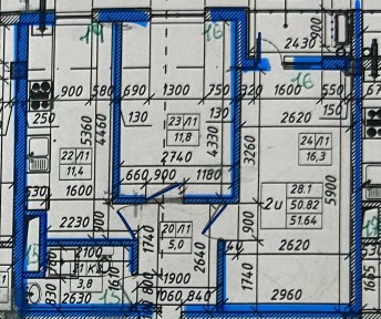 Продаётся юнусабад 13 2/8/11 50м²
