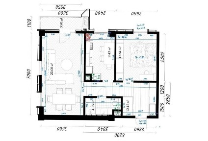 Продам 2-х комнатную. ЖК Darhan Avenue.Мирзо-Улугбекский район 2/10/12