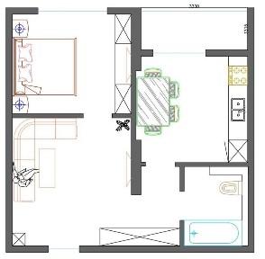 NRG BI JOMIY | 2-комнатная с ремонтом | Кадастр | $72 000