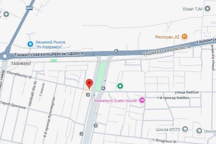 Юнусабад 12 кв-л ул. Ахмада Дониша м-ро Туркистон 1 й и 2 эт 900 кв. м