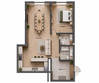 Mavera Town премиальный комплекс Яккасарай. 74м2 коробка кадастр есть