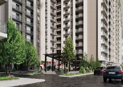 Новостройка 1 ком 42.1 m2 первый взнос 25% рассрочка на 45 месяц (2164)