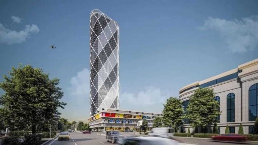 Piramit Tower 2/12/49 87м2 под офис: вид на Аэропорт ПРОДАЖА