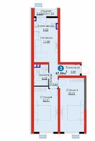 3-ком квартира в ЖК Янги Бахт - Котлован! ипотека пер взнос 17,600 у, е