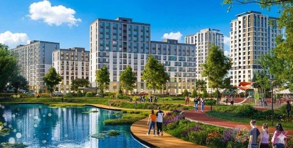 3-комнатая с ТЕРРАСОЙ от NRG у ОЗЕРА за 63 700$-ПЕРВЫЙ ВЗНОС 19 100$!