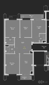 Новостройка Manhattan 4 комнатная коробка ПРОДАЖА: Центр Хамид Алимжан