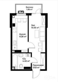 ASSALOM JOMIY | 1-КОМН. | 29 М² | 12/13 ЭТАЖ | АЛМАЗАР |подключ срочно