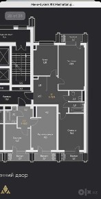СРОЧНО Коробка Manhattan 3ком 72м2 Парк Тельмана, метро Х. Алимджана: ‼️