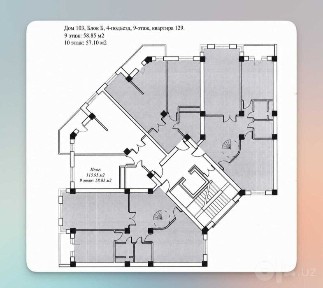 GULOBOD RESIDENCE | 2-КОМН. | 115,95 М² | 9+10/10 ЭТАЖ |Шайхантахур |