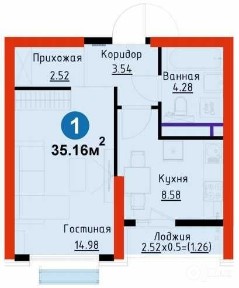 1 комнатная квартира в Яшнабаде всего за 35 000 у.е.