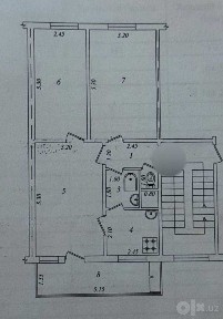 Продаю квартиру. ЮНУСАБАД-13 Ахмад Дониш, метро, мега, УНИВЕРСАМ 3\4\4