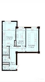 3-х комнатная в ЖК «Mavera Town» ID: 8230