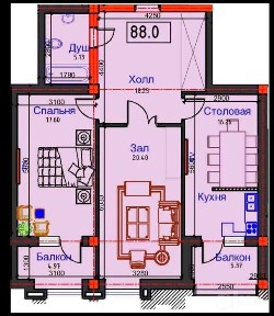 GAGARIN AVENUE 88m2 Lokaatsiyasi juda zo'r. G blokda