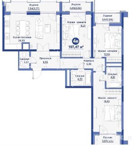 СРОЧНО‼️‼️‼️ Regnum Plaza 4/8/15 107м2 коробка квартира ПРОДАЕТСЯ: