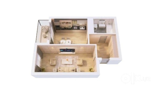 DREAMLAND DOSTLIK | 1-КОМН. | 52 М² | 11/13 ЭТАЖ | ЯШНАБАД | коробка !