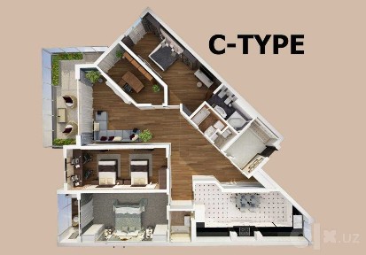 Яккасарай ЖК Сеул Мун Продажа 7 квартир - Коробки Информ, в описании