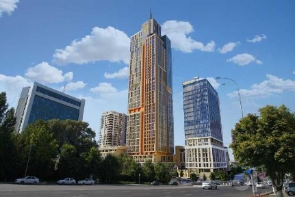 2-комнатная квартира в Nest One с видом на парк