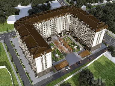 Новая Квартира с балконом (90 м2)р. Яшнабод. 2/9/10 ЖК NewLifeInYashnabod