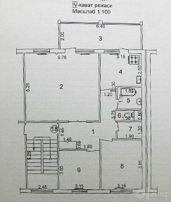 Продается квартира Юнусабад-19 квартал 3/2/5 вдоль дороги