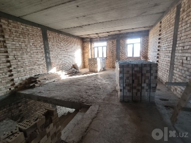 Продаю участок Сергели, дом коробка