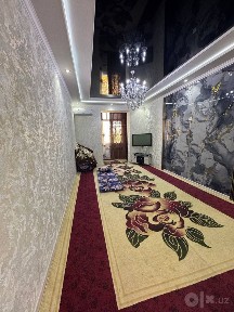 Барча жихозлари билан бирга 3 хонали гиштли квартира сотилади