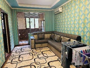 Продаю квартиру Яшнабадский р-он Авиасозлар-1. 2-ком в 3-х 1-этаж 4эт