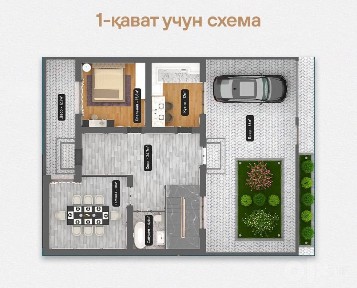 Limonariyada 2 sotix 3 etaj 255 kvm kottedj sotiladi