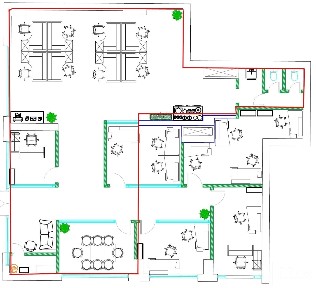 Угловое помещение. 130 м² первая линия. Ташкент Сити