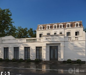Недостроенная гостиница (коробка) в центре, Grand Mir
