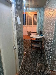 Продаётся 1-комнатная квартира (переделана в 2) на Домбрабаде