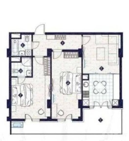 3-комнатная квартира 79 м², Юнусабадский район, 8 этаж