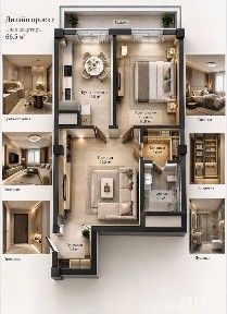 Продаётся квартира | ЖК Metropol 2х комнатная каробка