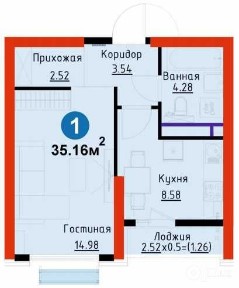 1 комнатная квартира в Яшнабаде всего за 35 000 у.е.