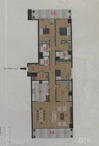 3-комнатная квартира 170 м², Шайхантахурский район, 8 этаж