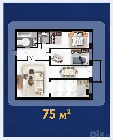 Продается 3 комн квартира, новостройка, кадастр есть, ТТЗ, Юзработ