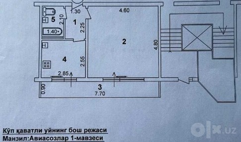 СРОЧНО 1 хонал 1/1/9 квартира сотилади (Кадишева базар)