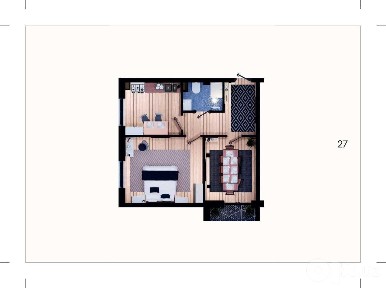Продаётся 2-х комн. (полноценная) 56,7 кв. м. Новостройка Depo Residence